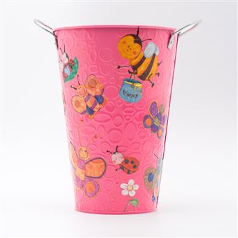 Balde Rosa Joaninhas, Borboletas Presentear - 1