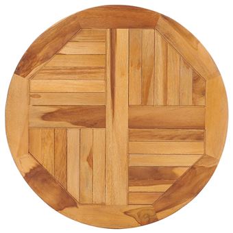 Base de Mesa giratória vidaXL | madeira de teca maciça - 1