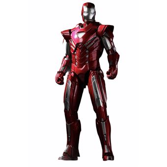 Figura Hot Toys MMS213 - Marvel Comics - Iron Man 3 - Iron Man Silver Centurion Mark 33 Standard Version - 1
