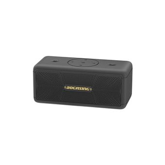 Coluna Wireless Bogasing M5 | IPX7 | 6000mAh | TF | AUX | Type-C | TWS | Bluetooth5.3 | 40W | Preto - 1