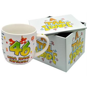 Caneca Mecanodex com Caixa em Metal | Idade Ati.46 - Branco - 1
