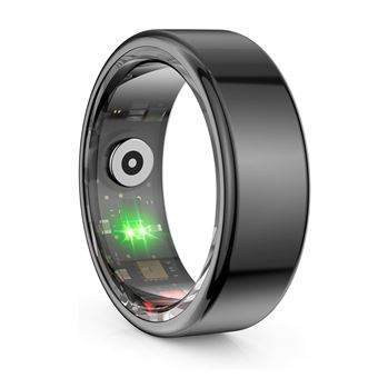 Smart Ring Tracker Klack® | calorias | oxigênio | frequência cardíaca e qualidade do sono | compatível com iOS e Android | preto - 1