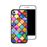 Capa Hapdey para iPhone 7 - 8 Design Mosaico Gráfico em Silicone Flexível e TPU Preto_2