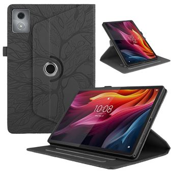 Capa ZURSANA para Lenovo Tab K11 Plus/ M11 Plus 11,45 " 2024 | Pele PU | Suporte Giratório 360 Graus | Preto - 1