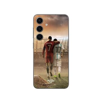 Capa Maniacase para Samsung Galaxy S24 CRISTIANO RONALDO MESSI GOAT - 1