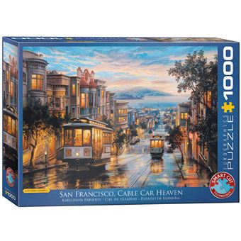 Puzzle Eurographics San Francisco Cable Car Hea | 1000 Peças - 1
