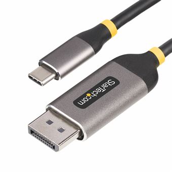 Adaptador de Cabo de Vídeo StarTech.com 142-USBC-DP-8K-10F | Cinzento - 1