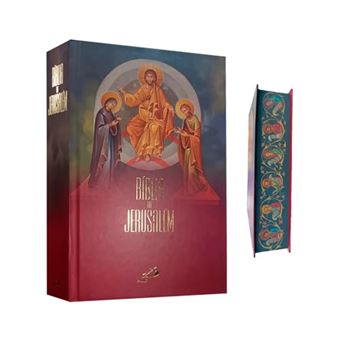 Bíblia De Jerusalém - Capa E Lateral Ilustrada - 1