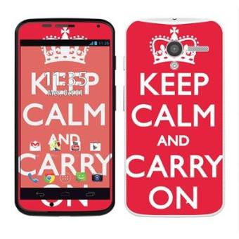 Adesivo Royalsticker Para Motorola Moto X (Sticker : Keep Calm Carry On) - 1