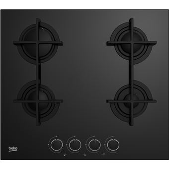 Placa a Gás Beko HILG 64225 SB | 58.5 cm | 4 Zonas | Preto - 1
