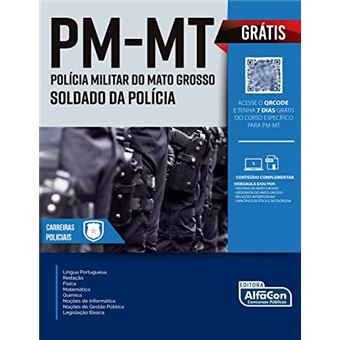 Aluno Soldado - Polícia Militar Do Estado Do Mato Grosso - Pm Mt - 1