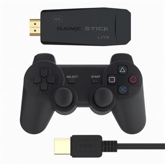 Consola Retro Game Stick Lite HDMI skyhe com 2 Comandos Sem Fios + de 10.000 Jogos Clássicos Integrados 2.4G WCG | Preto - 1