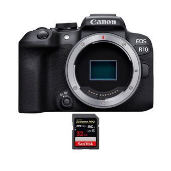 Câmara Fotográfica Canon EOS R10 + 1 SanDisk 32GB Extreme PRO UHS-II SDXC 300 MB/s + PDF MCZ DIRECT 15 Técnicas para Melhorar as suas Fotografias - 1