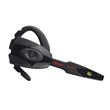 Trust GXT 320 Monofónico Gancho de orelha Preto conjunto de auscultadores e microfone