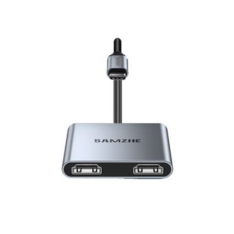 Adaptador SAMZHE DK-H4 4 em 1 | Type-C a 2HDMI USB2.0 PD100W para HUAWEI Mate40/P50 Samsung S20 - 1