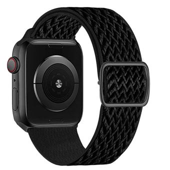 Bracelete Swissten | para Apple Watch 42-49mm | Nylon Preto - 1