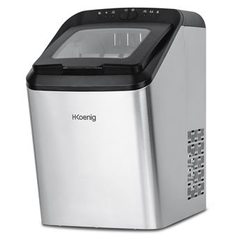 Máquina de Gelo H.Koenig KBP40 | 145W | Capacidade 15 Kg | 2 Tamanhos de Cubos de Gelo - 1