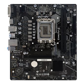 Motherboard Biostar H610MHD D5 | Preto - 1