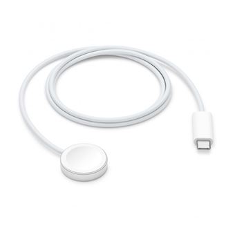 Carregador Magnetic Fast Charge USB-C Accetel para Apple Watch SE 3 | Branco - 1