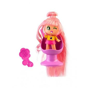 Pinypon Famosa | Super Mane Cabelo Rosa - 1