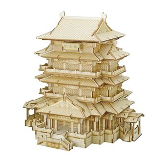 Puzzle 3D HSMY de 245 Peças XF-G012 - Pavilhão Tengwang - 1