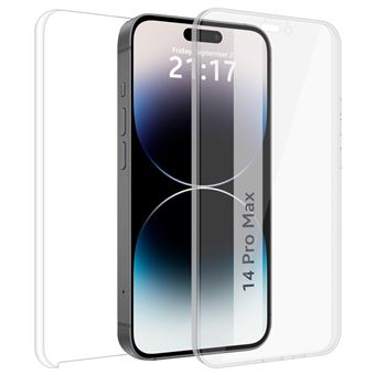 Capa Tumundosmartphone dupla transparente PC + TPU Full Body 360 para iPhone 14 Pro Max (6.7) - 1