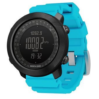 Smartwatch NORTH EDGE APACHE para Desportos ao Ar Livre | Pulseira de Silicone - Azul - 1