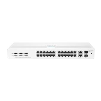 Switch de Rede HPE Aruba Networking Networking Instant On Switch 26p Gigabit 2p SFP 1430 | Branco - 1