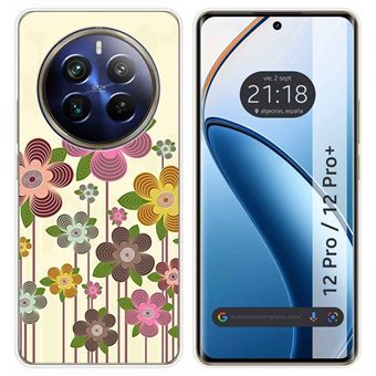 Capa de silicone TUMUNDOSMARTPHONE para Realme 12 Pro 5G / 12 Pro Plus 5G | desenhos Spring in Bloom - 1
