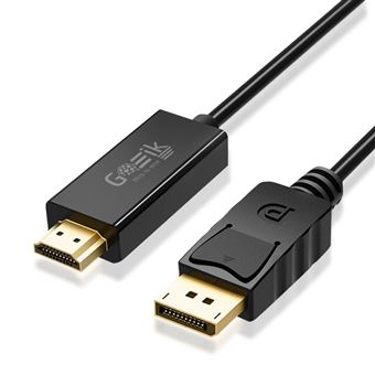 Cabo Goeik Displayport para HDMI de 2 m - Preto - 1