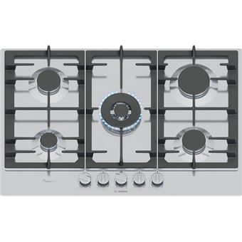 Placa a Gás Bosch Serie 6 PCQ7A5I90 | 75 cm | 5 Zonas | Aço inoxidável - 1