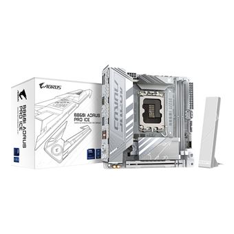 Motherboard GIGABYTE B860I AORUS PRO ICE | Branco - 1