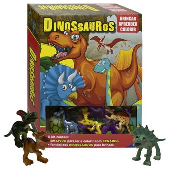 Brincar-Aprender-Colorir: Dinossauros - 1