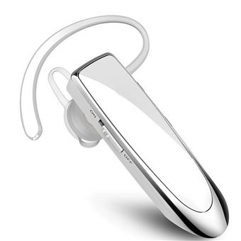 Auriculares CHRONUS para iPhone Android | Bluetooth | sem fio | 24 horas | captura de voz nítida | Branco - 1
