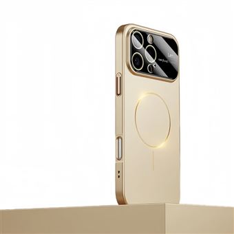 Capa Magnética MagSafe à Prova de Queda Fosca QT09 V-REEL para iPhone 17 Pro Max - Dourado - 1