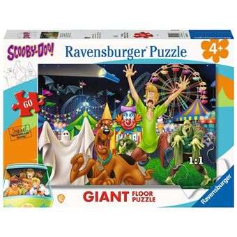 Tapete de Puzzle Ravensburger Desenhos Animados Scooby Doo | 60 Peças - 1