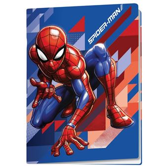 Caderno Polygons Homem-Aranha |A4 | Agrafado | Pautado | 80 Folhas - 1