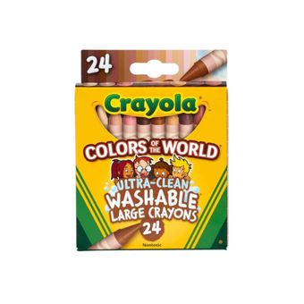 24 x Lápis de Cera Crayola Colours of the World - 1