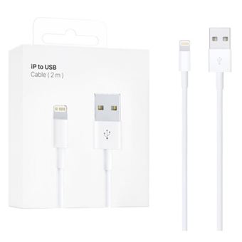 Cabo USB para Lightning Skyhe CB002 | Compatível com iPhone | 2 m - Branco - 1