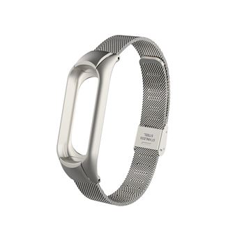 Pulseira TPU Magunivers malha sem parafusos prata para Xiaomi Mi Band 3 - 1