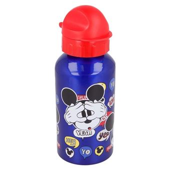 Garrafa de Água Mickey Mouse | Alumínio | Azul / Vermelho - 1