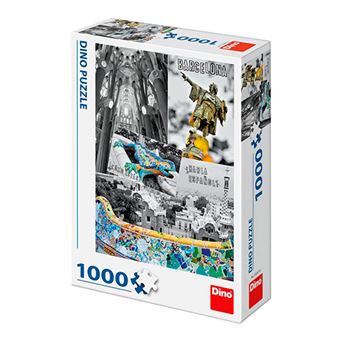 Puzzle DINO 532670 Barcelona Collage | 1000 Peças - 1