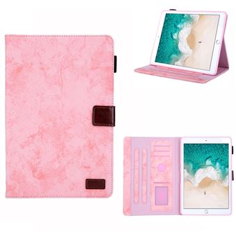 Capa Magunivers PU com Slots de Cartão Rosa para Apple iPad 10.2 2019 - 1