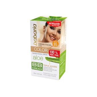 Creme Bb Babaria Face Cream Spf15 + Aloe Vera Tinted BB Cream - 1