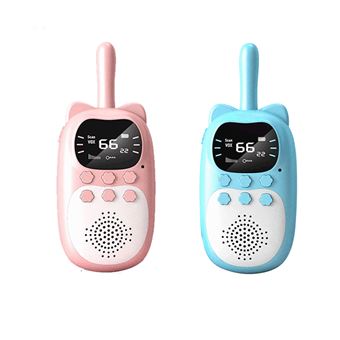 Walkie Talkie Infantil V-REEL - Azul + Rosa - 1
