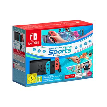 Consola de Jogos Portáteis Nintendo Switch Sports Set | Azul, Cinzento, Vermelho - 1