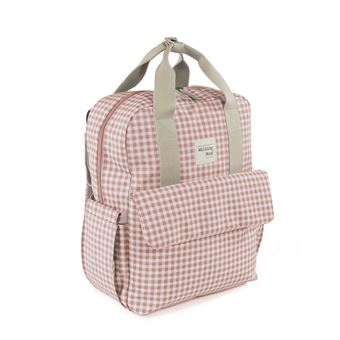 Saco para Organização Walking Mum Rucksack I Love Vichy Pink (Iv) - 1