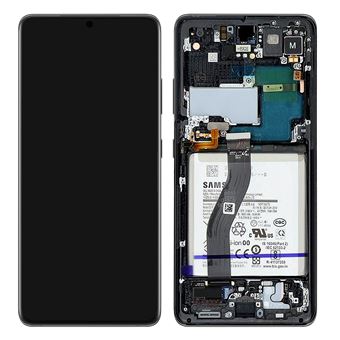 Bloco Completo Samsung S21 Ultra | Ecrã LCD + Ecrã Táctil - Preto - 1