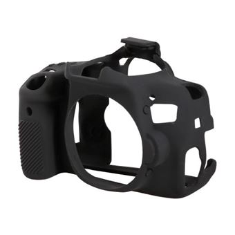 Capa Protetora em Silicone EASYCOVER para Canon 750D / T6I - Preta - 1