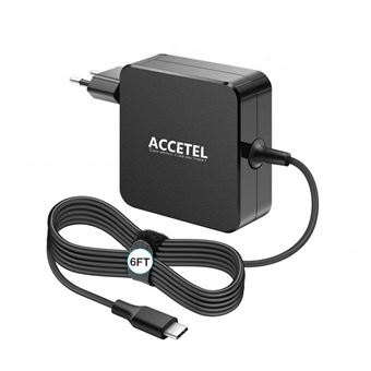 Carregador Accetel Compatível Portátil / tablet / telemovel 65 W | Type C - 1